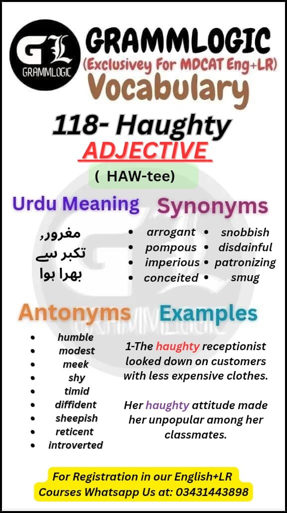 Haughty